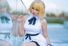 瓜希酱 NO.021 贞德三周年白裙德 [20P-80MB]-套图岛