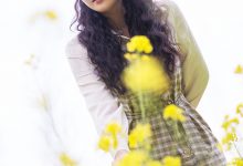 [TouTiao头条女神] 2020-04-20 钟晴 油菜花的晴天-套图岛