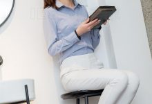 [IESS异思趣向]2019.05.01 丝享家476：婉萍简约白色西装裤 [85P]-套图岛