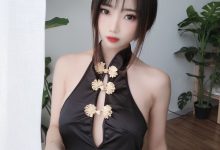 鬼畜瑶 NO.036 黑色短款旗袍[35P1V-131MB]-套图岛