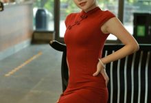 [IESS异思趣向] 2021.10.15 丝享家948：小婕《红色旗袍》[90P／120MB]-套图岛