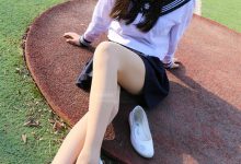 妖精视觉 NO.076 甜甜 运动场 足尖加固肉丝袜[55P／57MB]-套图岛