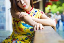 GIRLISS丽丝映像 - 梁冰 黄色的旗袍丝 [77P-1.68GB]-套图岛