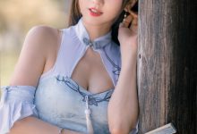 陆卿卿 - NO.09 蓝色旗袍 [24P-103MB]-套图岛