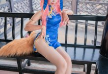 [南桃Momoko]玉藻前旗袍-套图岛