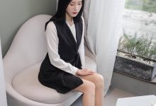 丝慕写真 SM433 天天一元 模特:紫宁《绫肤色连裤袜》-套图岛