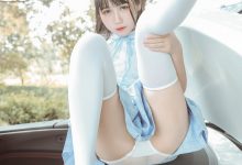 不呆猫 NO.011 – 白丝过膝袜[21P+12V／209MB]-套图岛