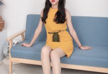 [SSA丝社]超清写真 NO.165 小凉 黄色连衣裙肉丝首秀[99P-1.38GB]-套图岛