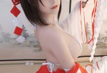 蜜汁猫裘 NO.045 巫女 [61P-702MB]-套图岛