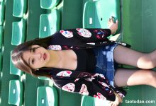 大生模拍 NO.248 操场牛仔裙黑丝[25P／337MB]-套图岛