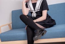[SSA丝社]超清写真 NO.113 穗子 腿模穗子教你穿黑色系JK制服[156P-2.24GB]-套图岛