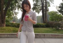 都市丽人紧身白裤长腿肥臀美女【10V/11.83G】-套图岛
