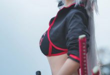 rioko凉凉子 - 泳装黑贞[8P／97MB]-套图岛