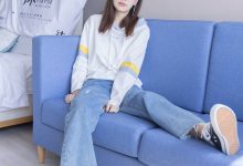 [BoBoSocks袜啵啵]NO.080 小甜豆-帆布鞋、白棉袜、肉丝（花絮版）[140P+1V／6.63GB]-套图岛