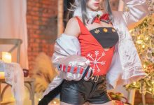 周叽是可爱兔兔 NO.035 – 圣诞黑 [18P-160M]-套图岛