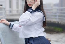 喵糖映画 VOL.067 喵喵的白丝水手服-套图岛