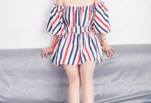 [SSA丝社]超清写真 NO.048 兰兰 沙发上的条纹裙[122P-1.75GB]-套图岛