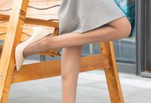 SIW斯文传媒 065 黑丝飘带灰格子优雅淑女连衣裙 - 蓉儿 [67P-167M]-套图岛