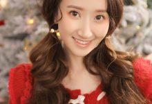 圣诞节美女白丝短裤美女模特写真-套图岛