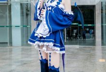 美少女雷姆半次元cosplay图片-套图岛