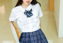 制服美女青春养眼教室写真图片-套图岛