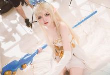 长腿性感美女cosplay英雄联盟迦娜图片-套图岛