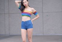 蓝色热裤长腿高跟美女 [2V/5.75G]-套图岛