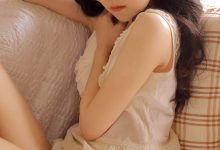 高挑美女模特背心短裤性感撩人写真-套图岛