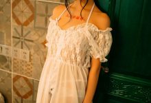 性感美女香肩美腿写真图片-套图岛