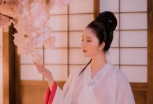 日系美女古风和服写真图片-套图岛