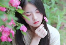 温婉美女清新秀丽写真图片-套图岛