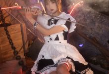 兔子Zzz不吃胡萝卜 - NO.06 战斗女仆 [23P-256MB]-套图岛