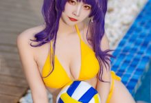 二佐Nisa - NO.136 碧蓝波拉泳装 [20P-364MB]-套图岛