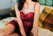 [许岚] 网袜红裙 [40P-961M]-套图岛