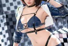 [星之迟迟]2023 3月计划B 碧蓝航线 巴尔的摩赛车服 [51P+1V-380MB]-套图岛