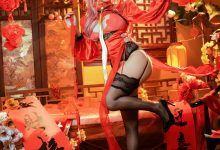 七七娜娜子 - 布莱默顿新春旗袍 [108P+1V-770MB]-套图岛