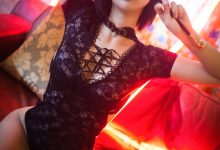 PINK RIBBON - Uuuha Mood_Black [115P+1V-3.8GB]-套图岛