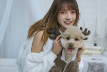 兔子Zzz不吃胡萝卜 - NO.112 温馨少女与宠物们 [23P-367MB]-套图岛