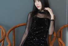 [IESS异思趣向] 2023.04.12 丝享家 1419 团团《亮片嘿丝裙》[83P-99.2M]-套图岛