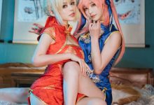 铁板烧鬼舞w -  NO.017 玉藻前旗袍蓝[12P-127.2M]-套图岛