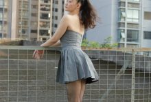 [IESS异思趣向] 2023.11.01 丝享家 1574 秋秋《灰色小礼裙》[78P-99.9M]-套图岛