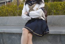 初夏女神 NO.111 双双 海军服JK[140P+1V／4.02GB]-套图岛