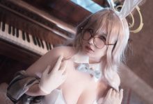 阿半今天很开心-蔚蓝档案-兔茜[47P+7V-348MB]-套图岛