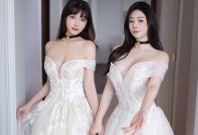 小逗逗 &陆萱萱《双人婚纱》原版写真 [100P-1.13G]-套图岛