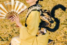 ElyEE子 –  2024年11月订阅 Ginkgo Black Cat銀杏黑貓 [24P+1V-108MB]-套图岛