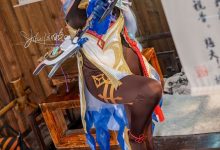 咬一口兔娘(Yiko湿润兔) –  11月作品『循循守月-甘雨』- SY [73P+1V／487MB]-套图岛