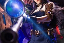 Hane Ame 雨波_沙福林 – 24年12月订阅 英雄联盟 凱特琳 [28P+2V-322MB]-套图岛