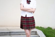 初夏女神 NO.246 安妮 JK人字拖[130P+1V／4.98GB]-套图岛