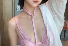 不呆猫 – 粉色衬衣女友[66P+1V-1.07G]-套图岛