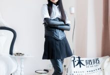 [BoBoSocks袜啵啵]NO.499 甜甜圈-高跟长靴、踩脚裤、厚黑丝五指袜、黑皮手套、裤里丝[144P+1V／6.38GB]-套图岛